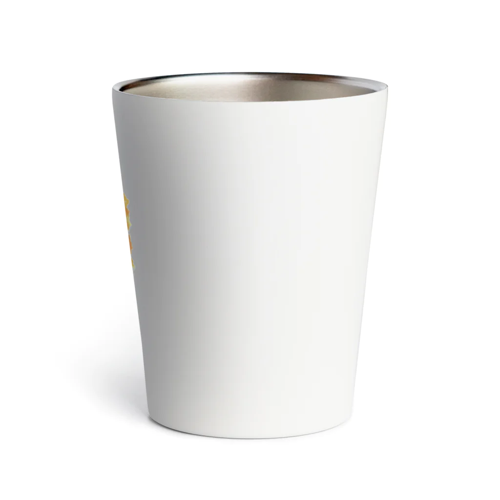 SUZURI.KEY-CHANの7月17日の誕生日花は「百日草」です！ Thermo Tumbler