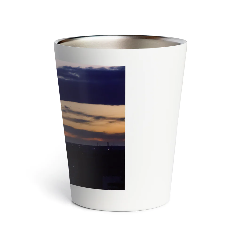 えびたろの札幌の夕日 Thermo Tumbler