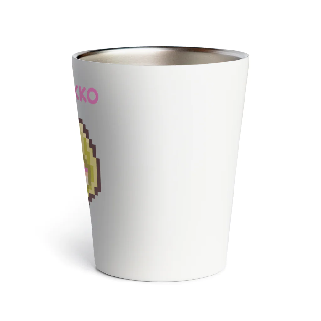 TICTOCのどうぶつショップのめがねっ子（ロゴあり） Thermo Tumbler