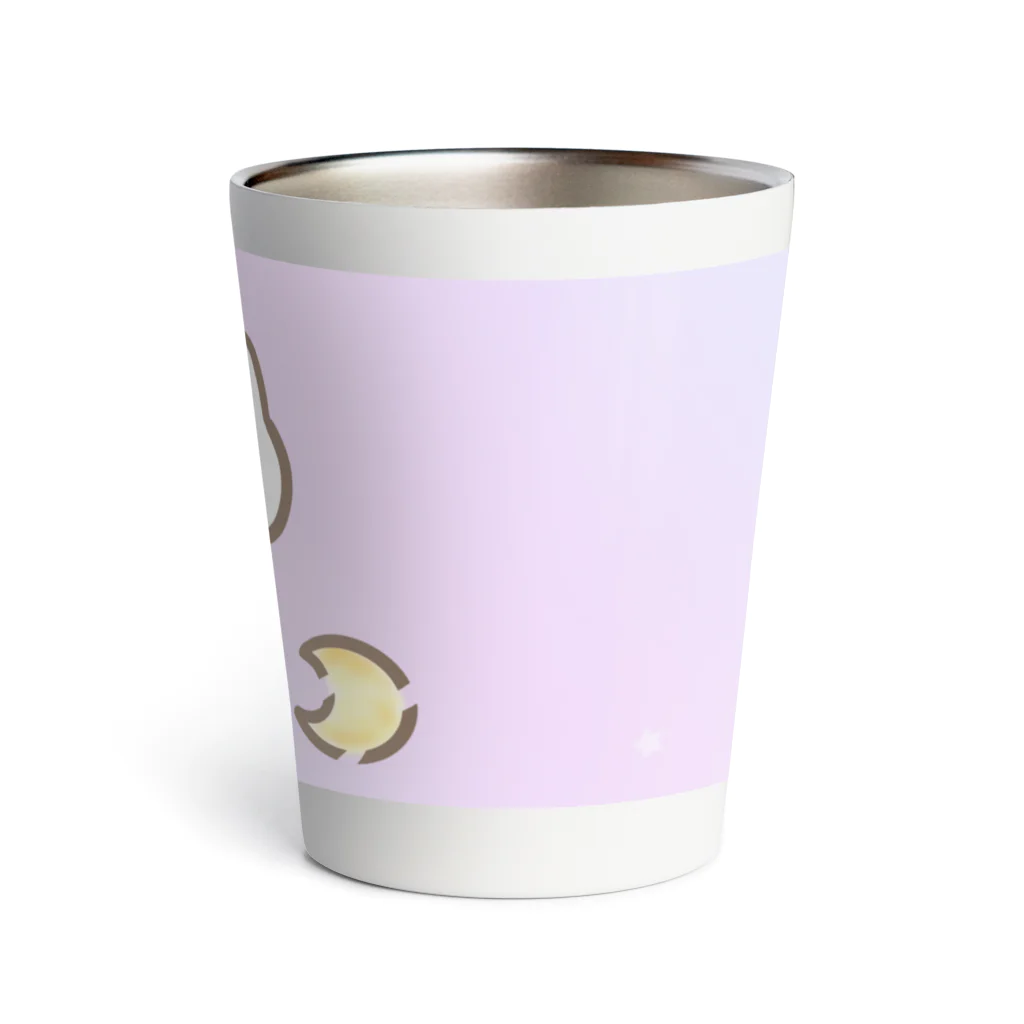 ゆにねこ惑星の🦄ゆにねこ🦄水色(髪色) Thermo Tumbler