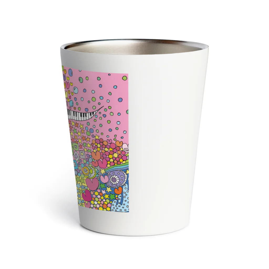 Funaまみむめものけんばんぴんく Thermo Tumbler