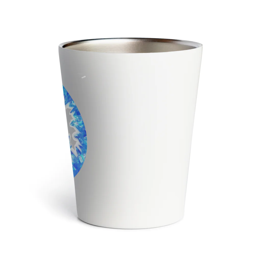 R☆worldのリアル風ブルークリスタルの洞窟 Thermo Tumbler