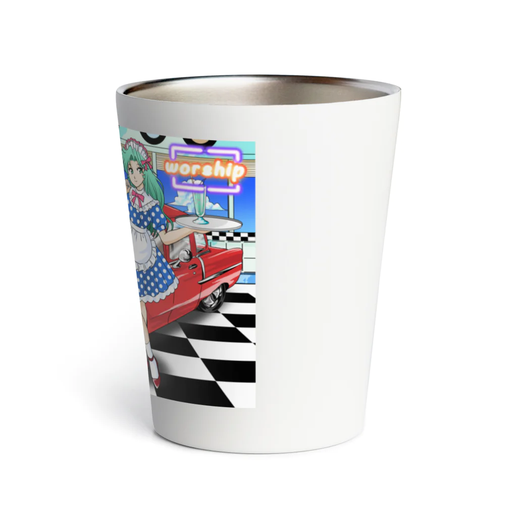 紫雲山 大泉寺の大泉寺アート御朱印「アマビエ50s」 Thermo Tumbler