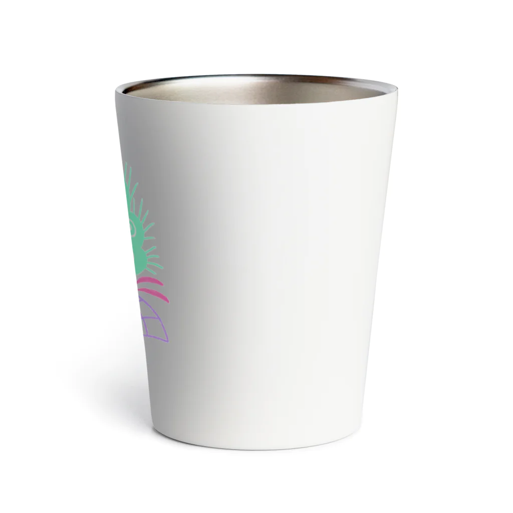 麻雀グッズ🀄️-kawaii mahjong-の麻雀🀄️一索(イーソー) Thermo Tumbler