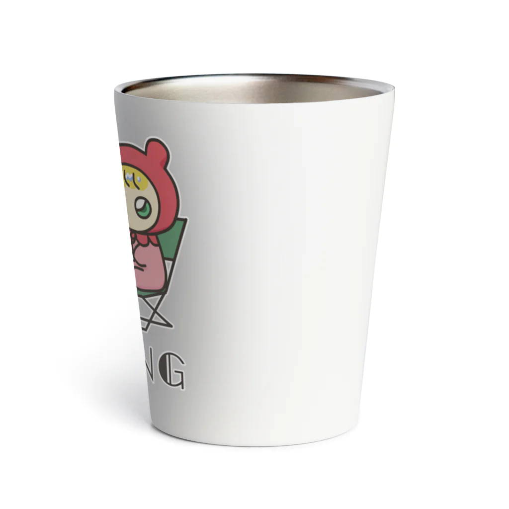 ユタカのてでべびちゃんショップのキャンプのてでべびちゃん Thermo Tumbler