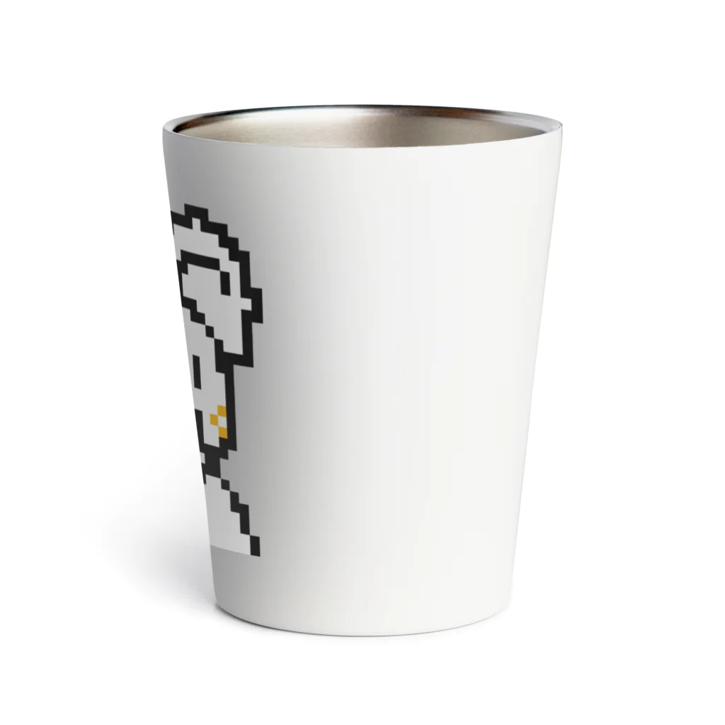 DayaKayaのドット絵くまくん Thermo Tumbler