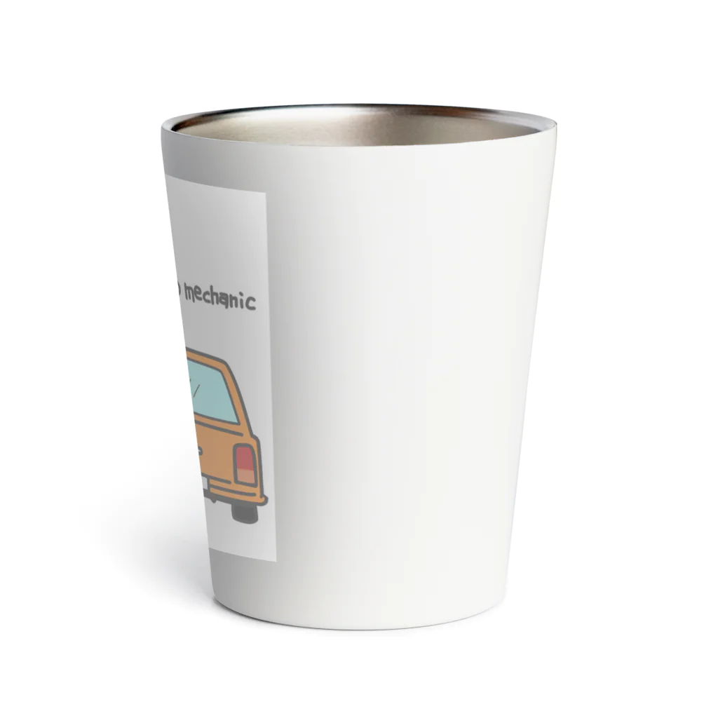 絵心屋空間のI'm an auto mechanic Thermo Tumbler