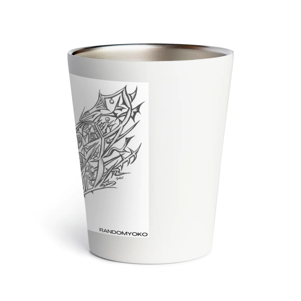 randomyokoの自由の翼 by RANDOMYOKO Thermo Tumbler