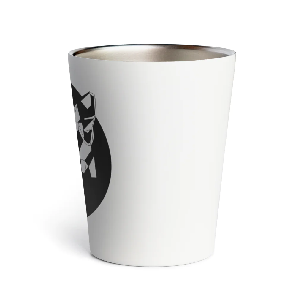 Fontaのジオメトリック猫 Thermo Tumbler