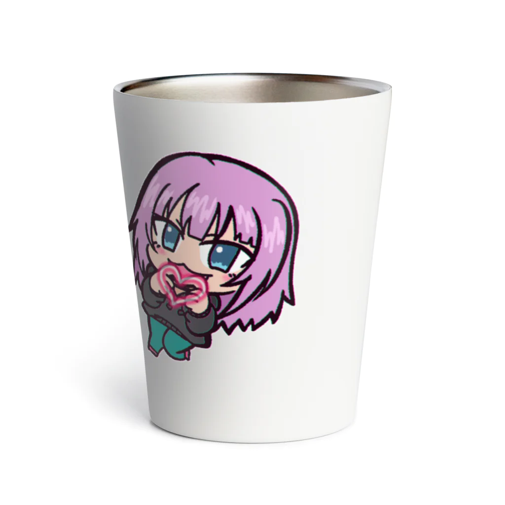 蝣鵺とるりのサムネ絵アイテム Thermo Tumbler