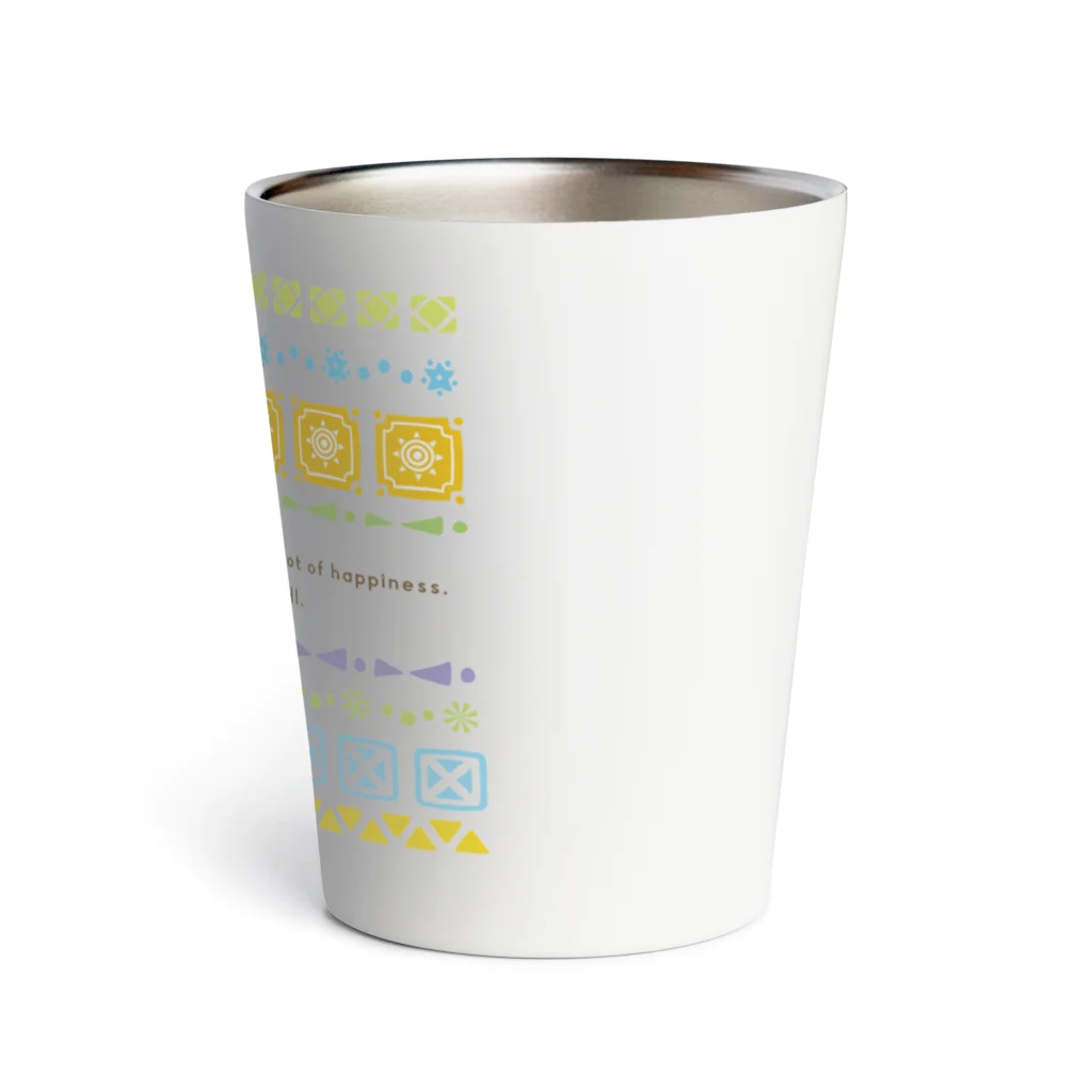 design at.のハジチに願いをこめて Thermo Tumbler