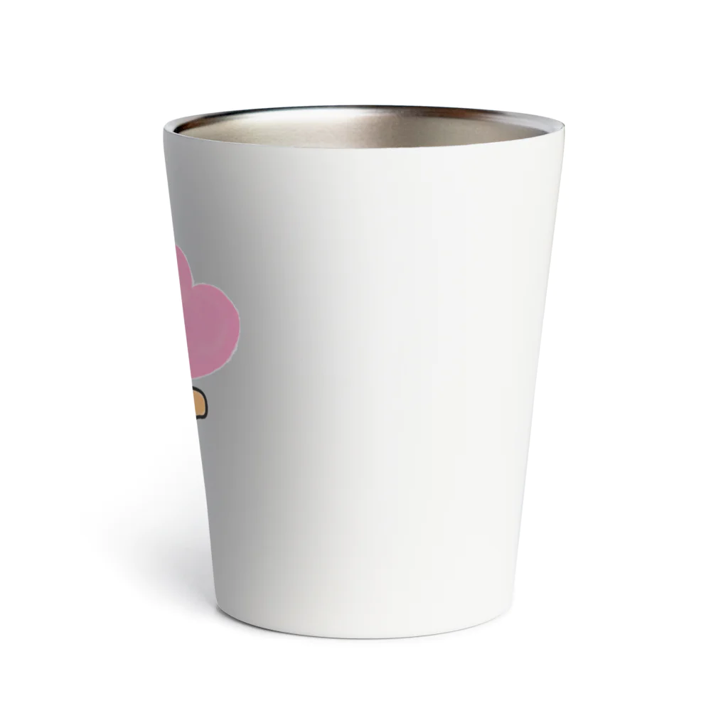 momo-nonoのもちもちほっぺのねこ Thermo Tumbler