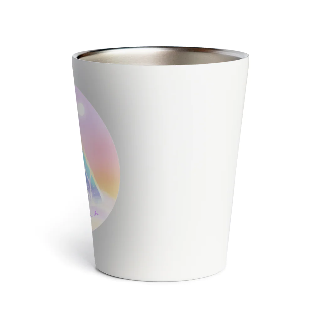 前田悠花｜イラストレーターの★富士山★ Thermo Tumbler