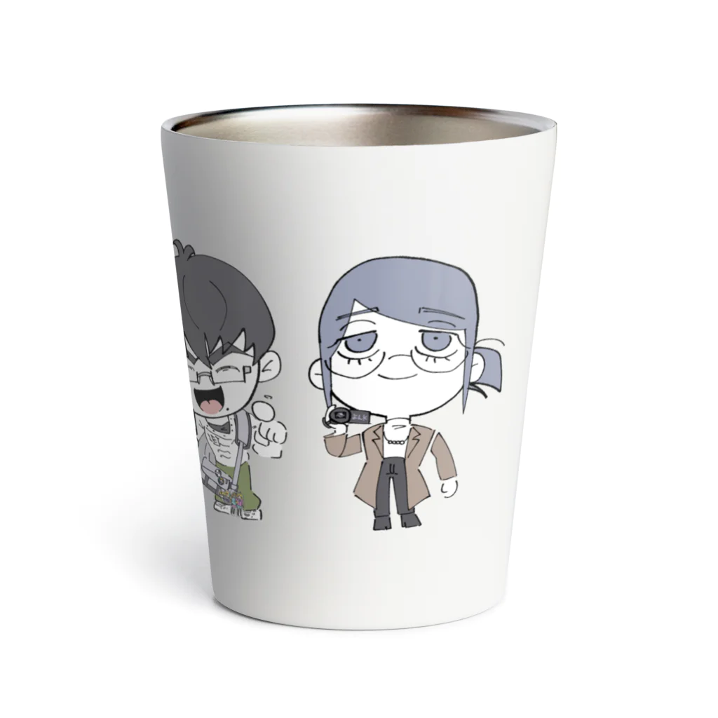 joseff_densanの陰キャラブコメ　SDキャラ集合絵 Thermo Tumbler