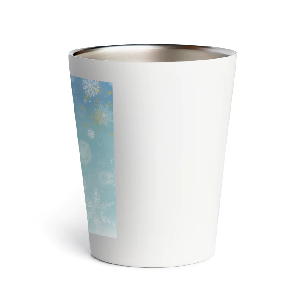 Fuwariの雪降りうさぎ Thermo Tumbler