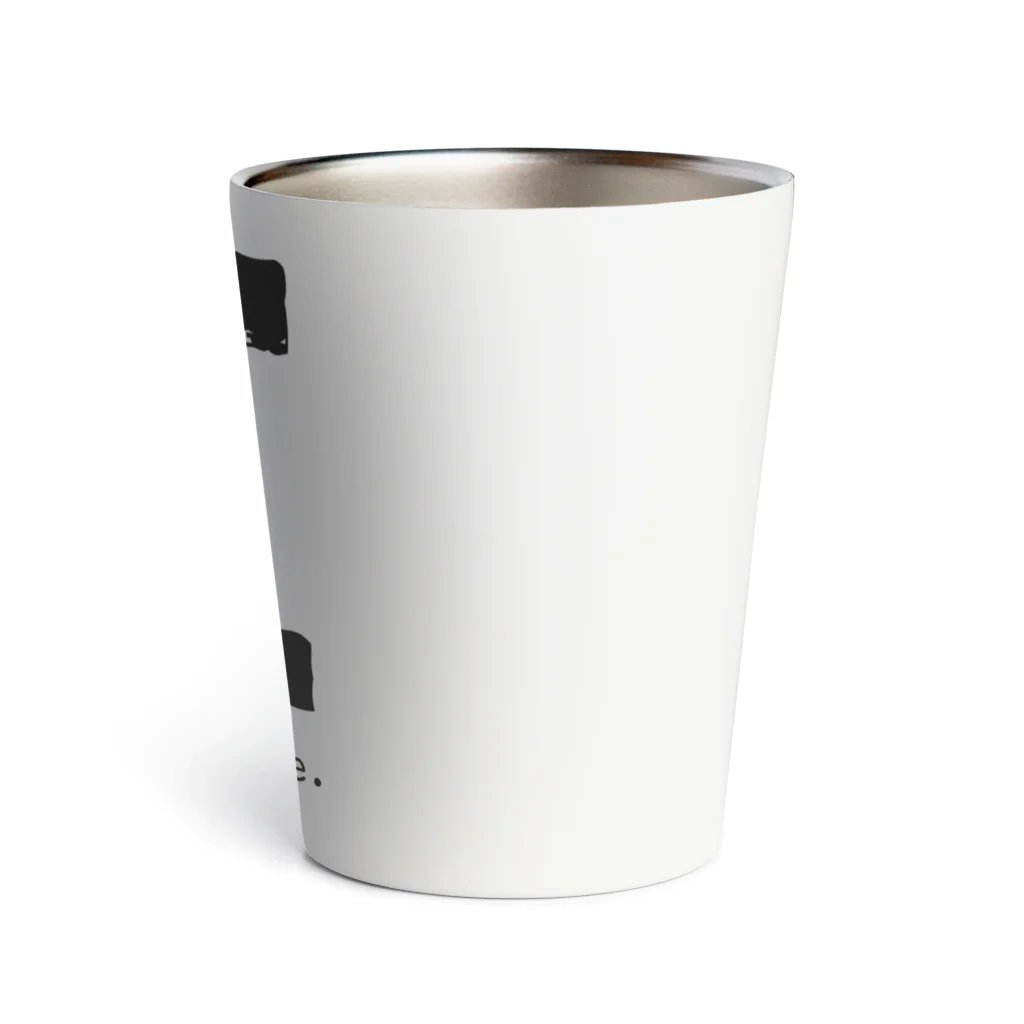 noisie_jpの【E】イニシャル × Be a noise. Thermo Tumbler