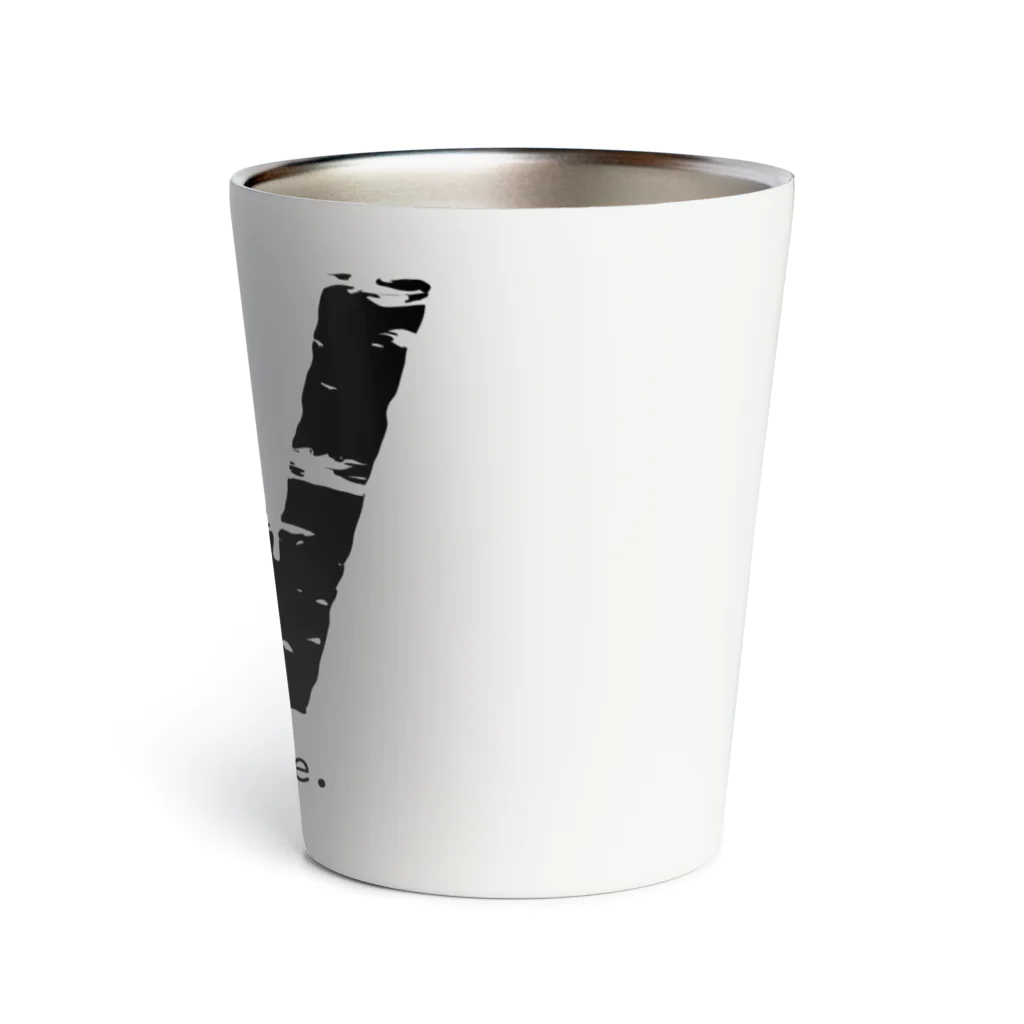 noisie_jpの【W】イニシャル × Be a noise. Thermo Tumbler