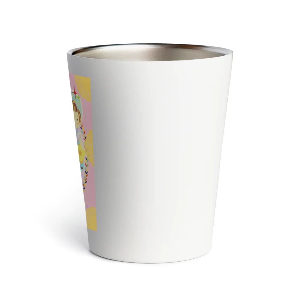 はいからヒストリカルSUZURI店のGO！GO！文化ちゃん Thermo Tumbler