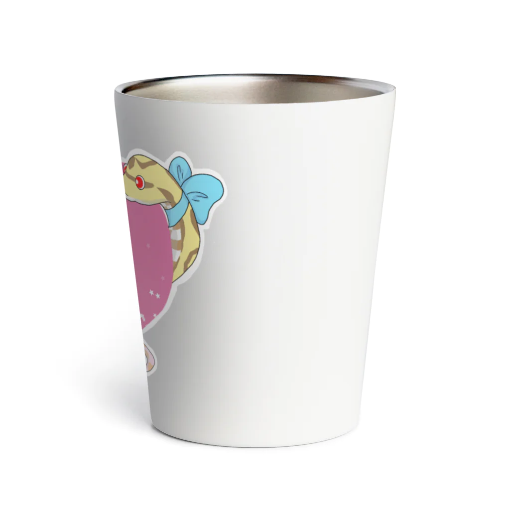 caroのなかよしヘビ Thermo Tumbler