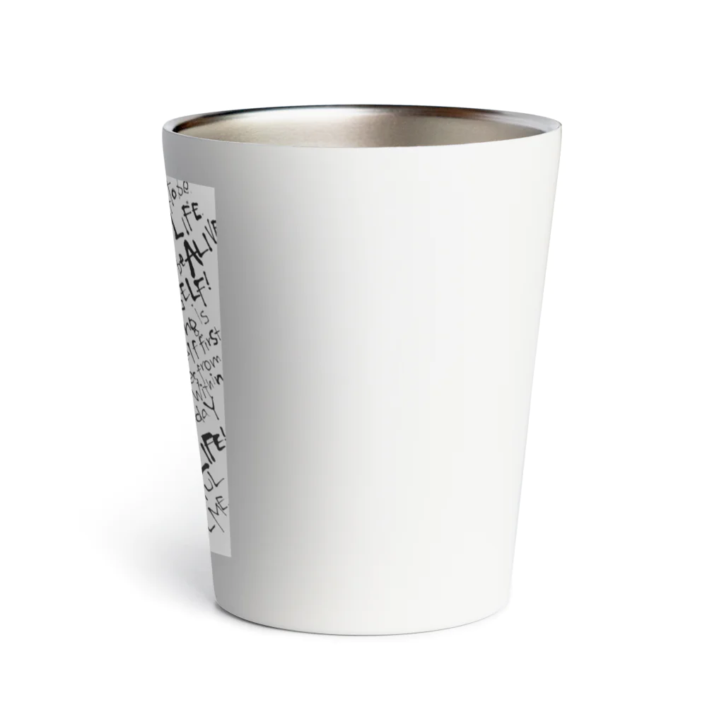 ことばの雫のLIFE IS Thermo Tumbler