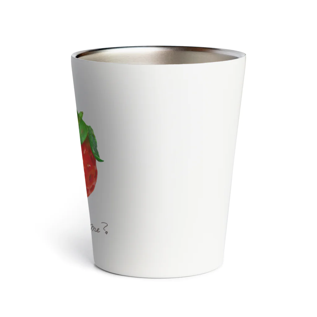 K-smile_fromCIAOのひとつぶいちごちゃん～いちごと私、どっちがかわいい？～ Thermo Tumbler