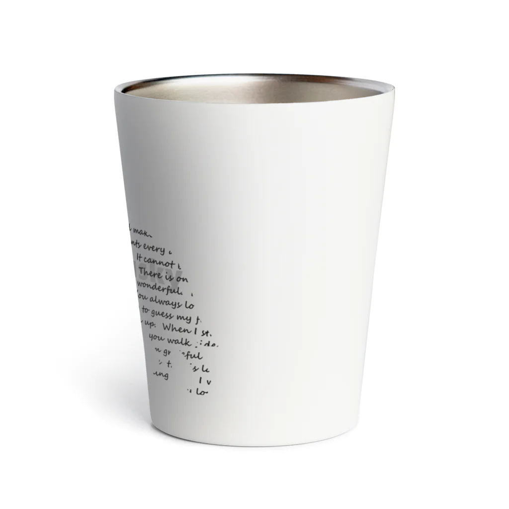 AtelierBoopのラブレター　ハスキー Thermo Tumbler