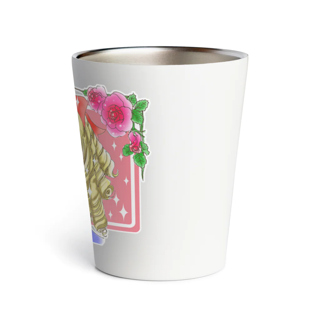 akiko_ootaniのキラキラ縦ロール Thermo Tumbler