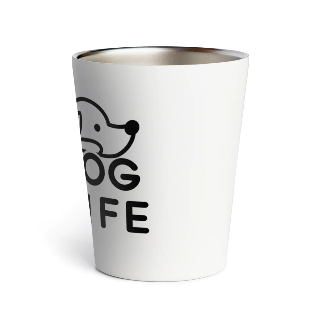 ぽぴーぴぽーのNO DOG NO LIFE  Thermo Tumbler