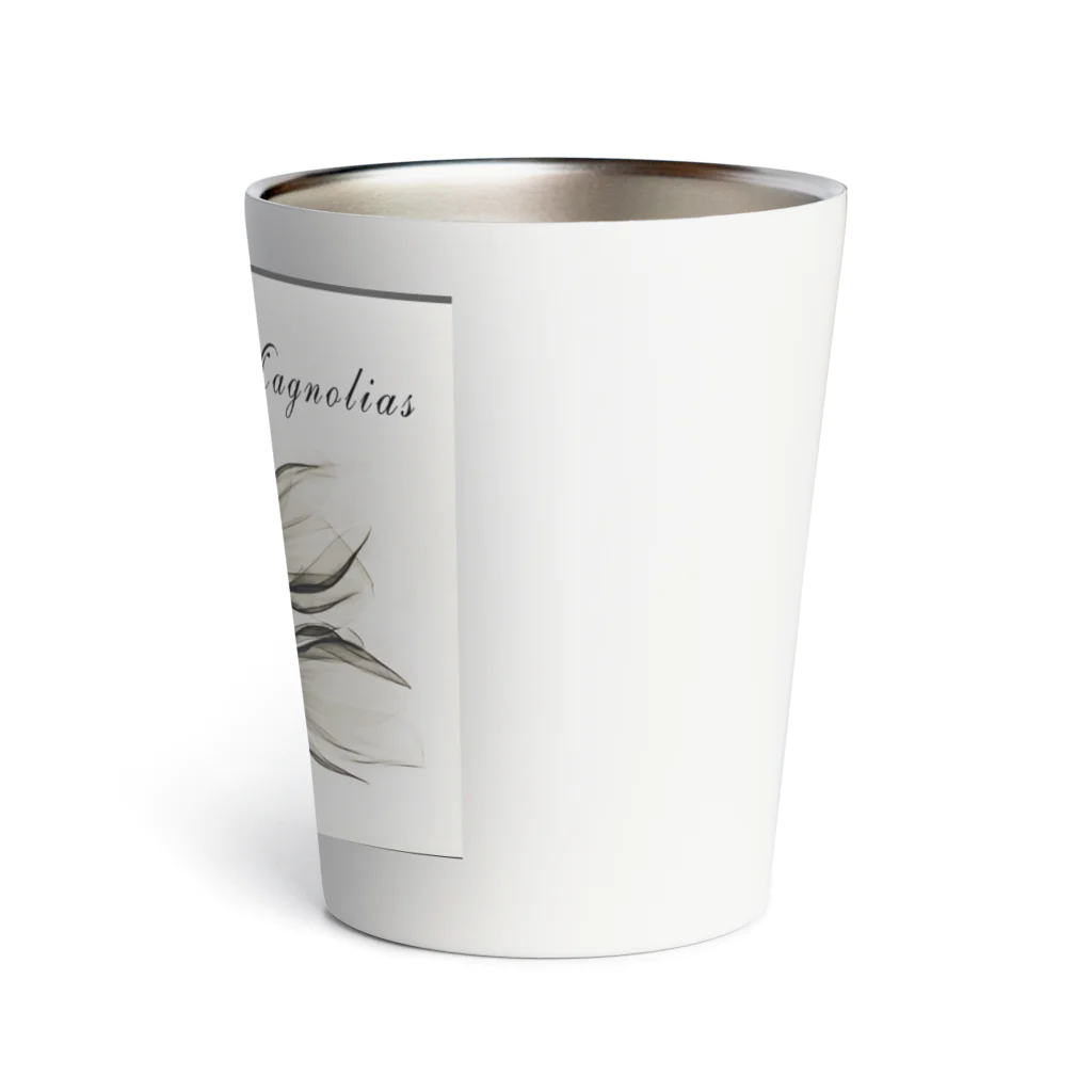 PALA's SHOP　cool、シュール、古風、和風、の木蓮(モクレン)love of nature(自然への愛) Thermo Tumbler