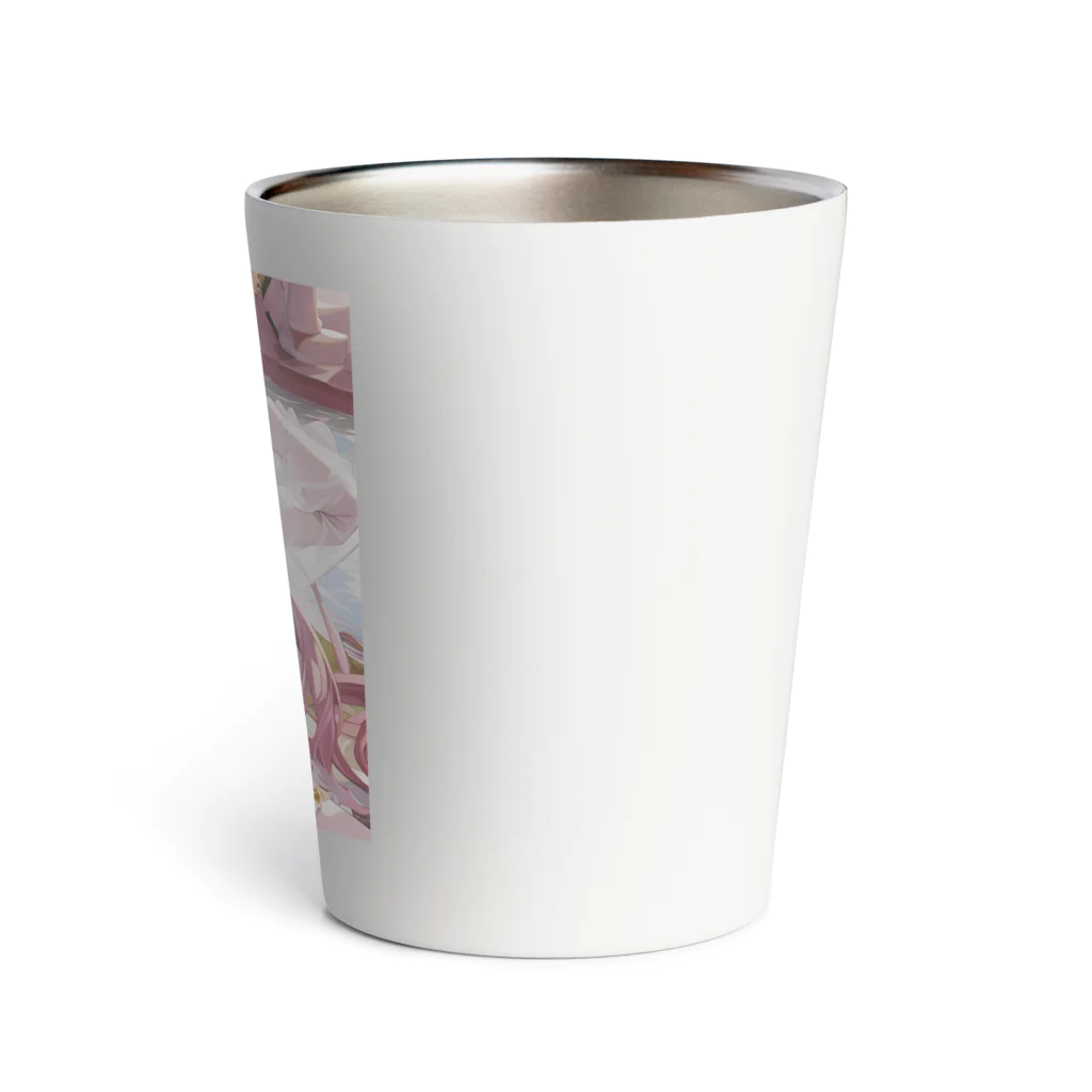 あゆはの華の妖精のかわいい女の子 Thermo Tumbler