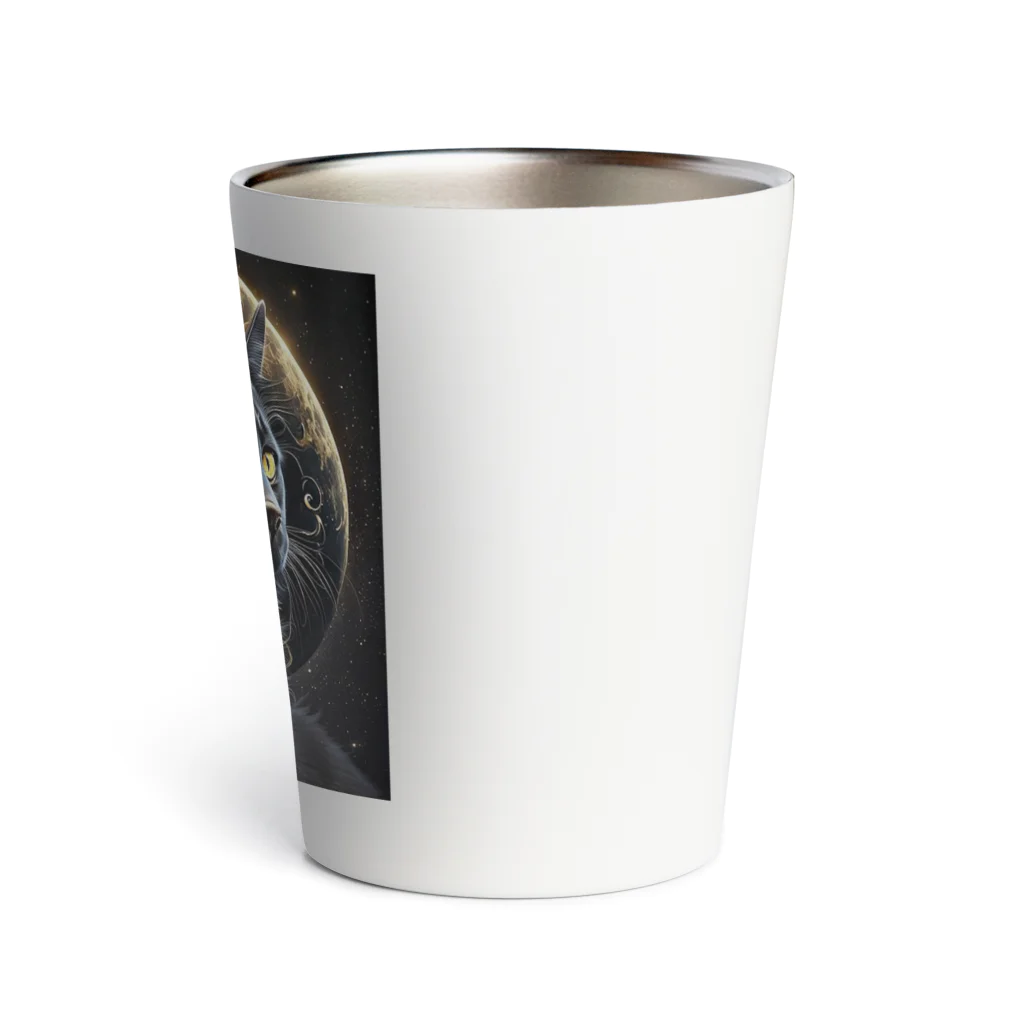 キッチンファラオの黒猫デザイン☆ Thermo Tumbler