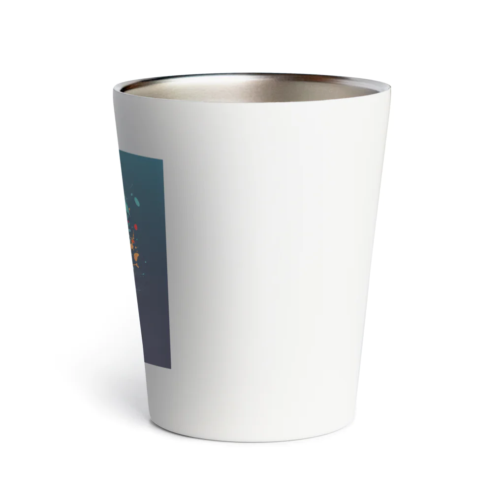 CoffeePixelのPixelBrew Cup（ピクセルブリューカップ） - クリエイティブな一杯で毎日を彩ろう Thermo Tumbler