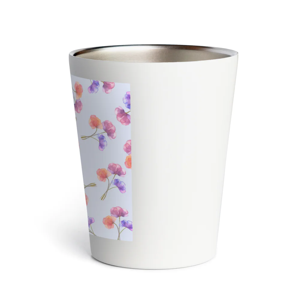 orange_honeyの花柄17-4 Thermo Tumbler