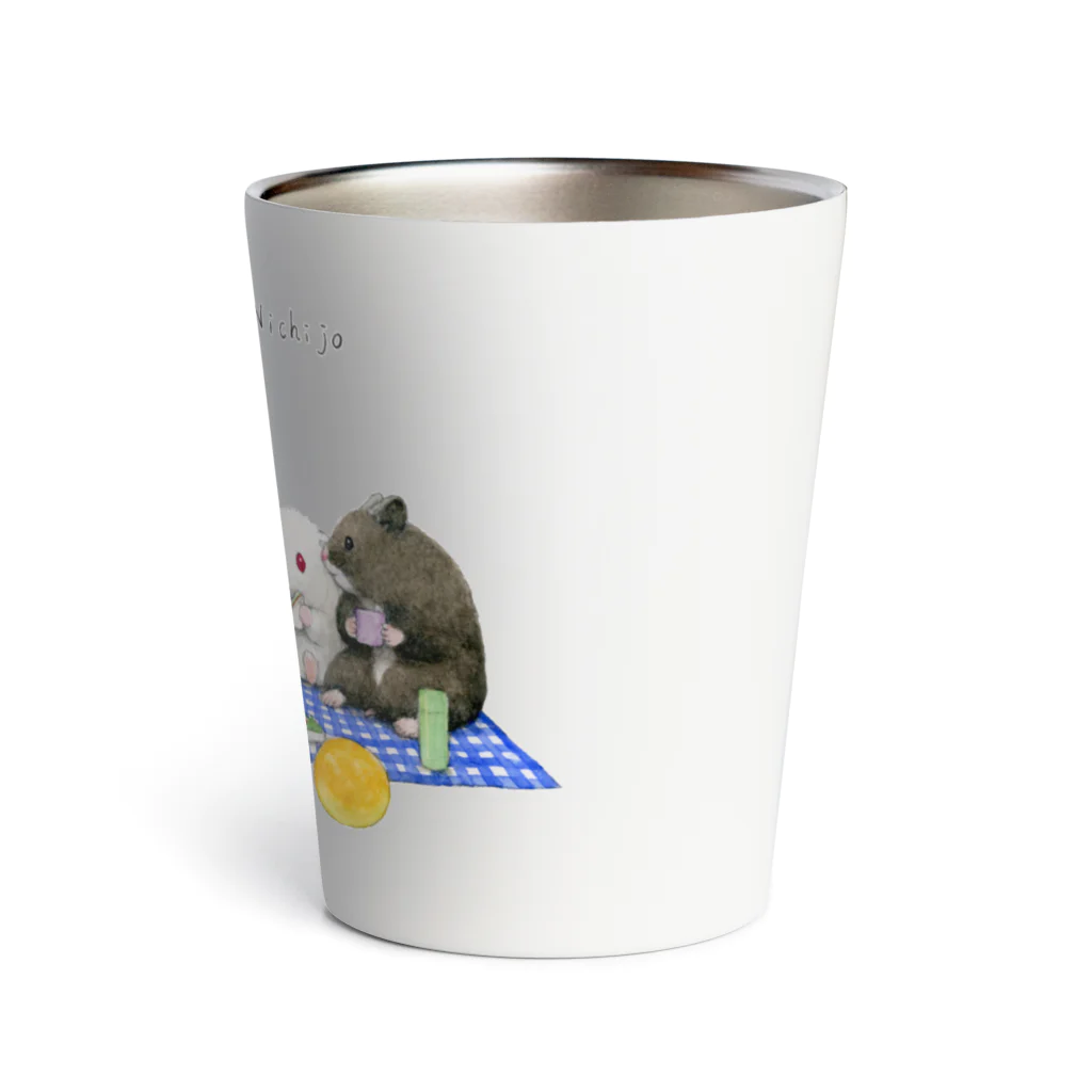 GOTTE🐹STOREの助六の日常（みんなでピクニック） Thermo Tumbler