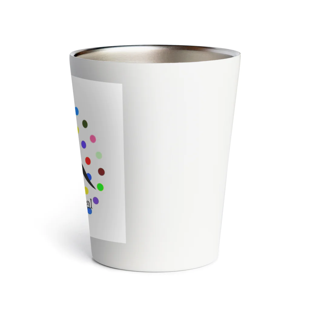 Maum Saek-kkalのpolka dots design LIZARD Thermo Tumbler