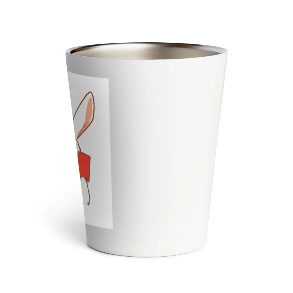 .°ஐ.*まりる°ஐ.*のレッドカードうさぎ Thermo Tumbler