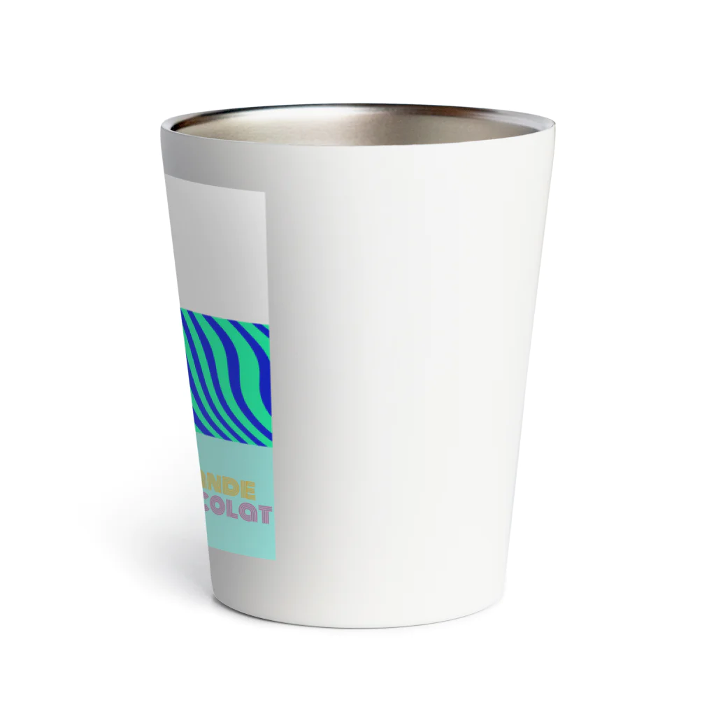 小柴屋さん(あどべ専士)のBlue almond & grande chocolat ver.1 Thermo Tumbler