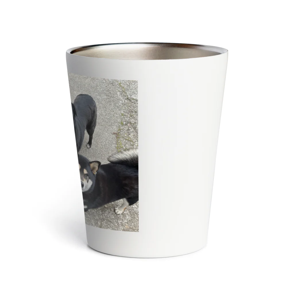 YKYK-HAPPYANIMALsのおもちーず Thermo Tumbler