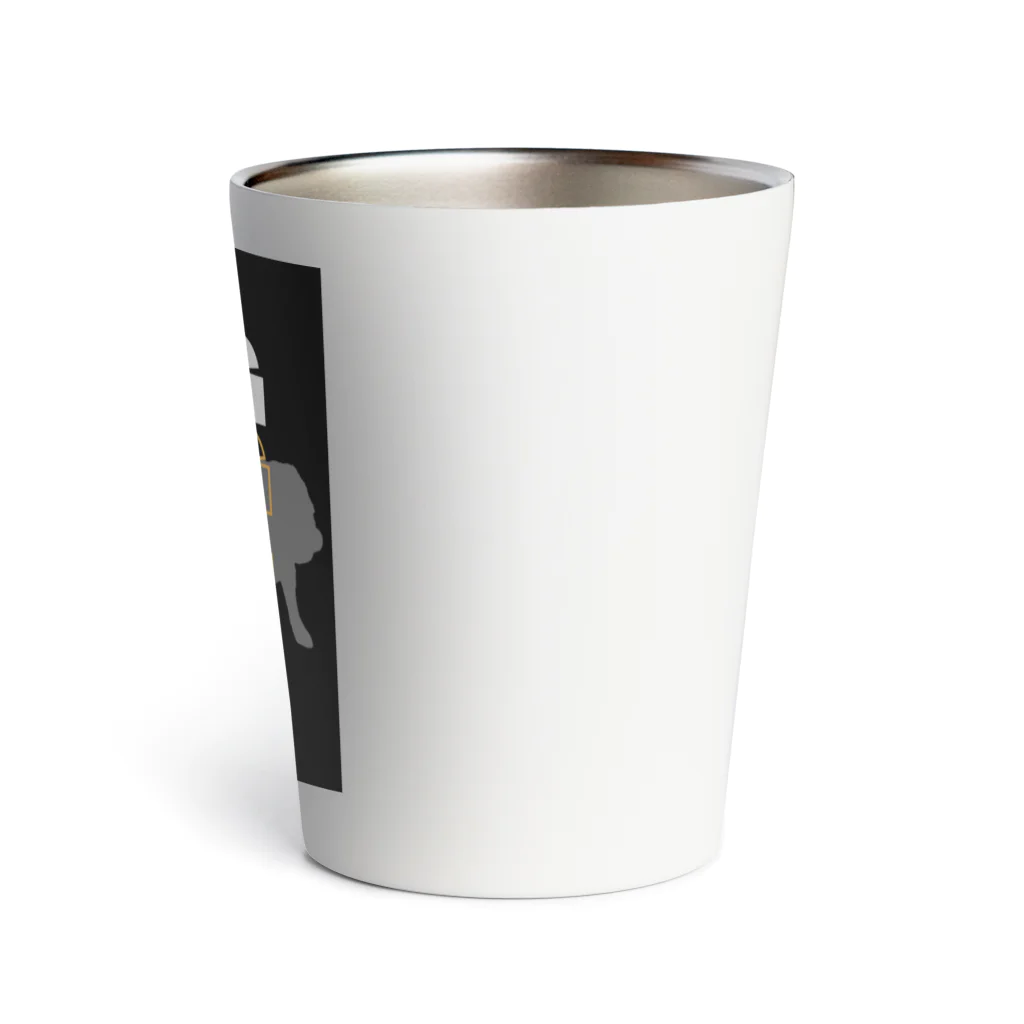 INULAVITAのPug silhouette Thermo Tumbler