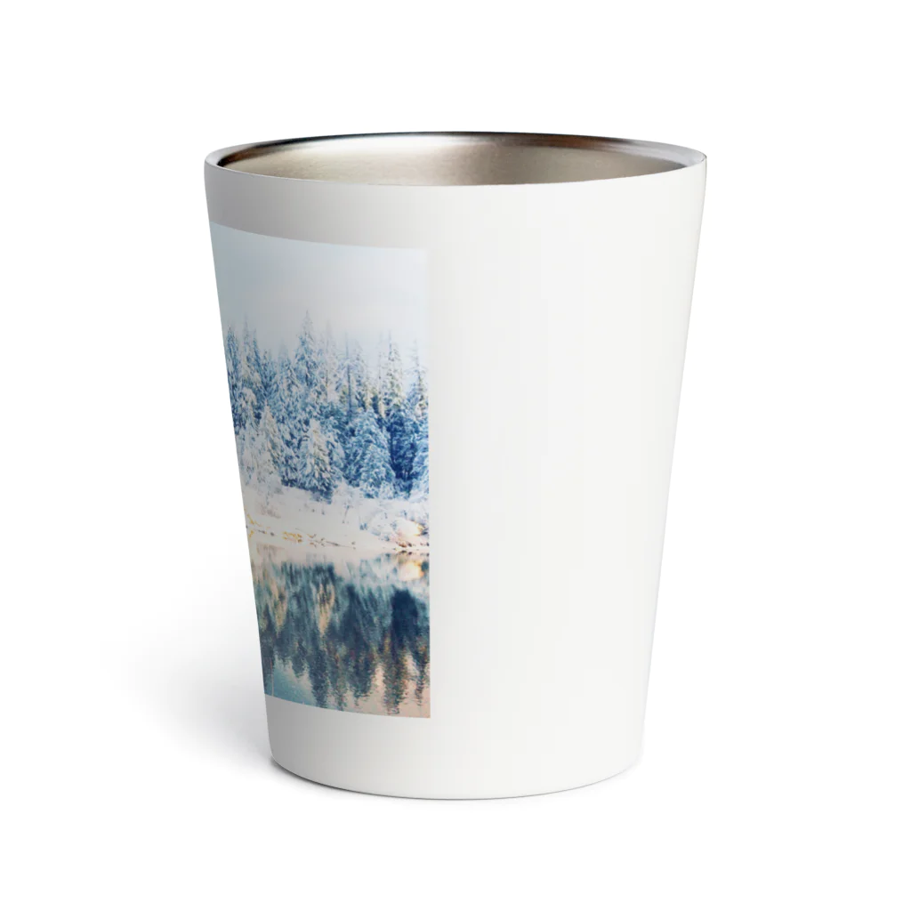 Let's Go for a Walkのwhite forest Thermo Tumbler