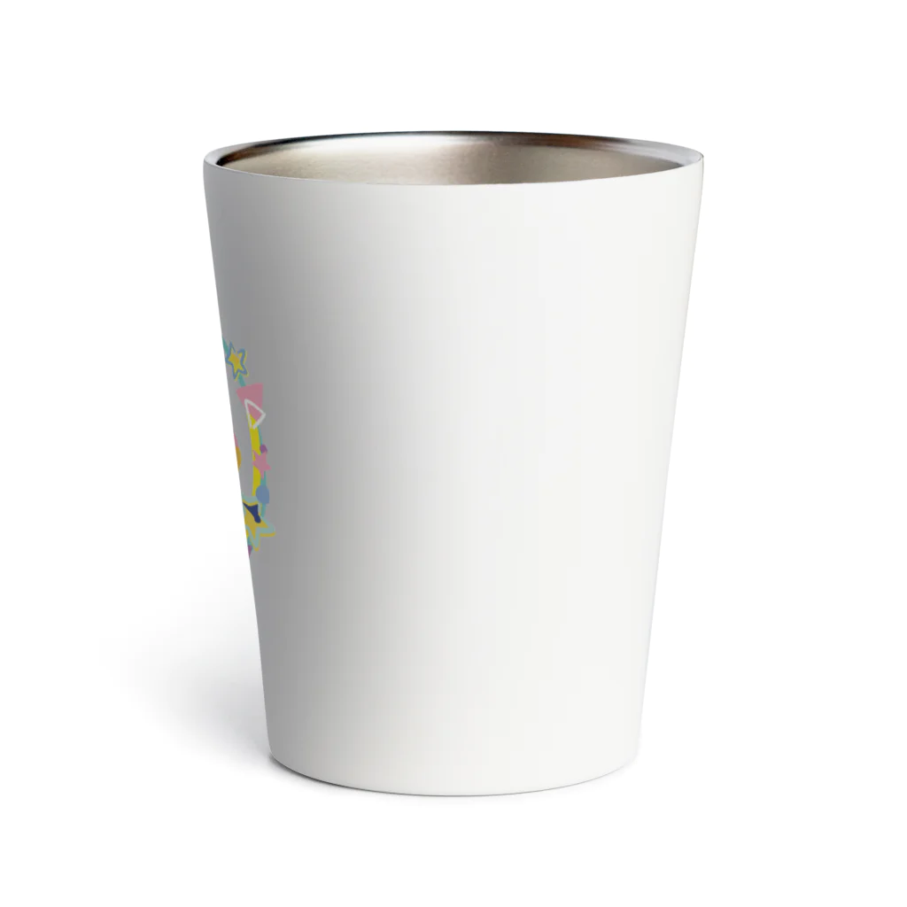 いえらぶ君のお店 むに～｜>´・◡・ ♥ <|の油絵風いえらぶ君 Thermo Tumbler