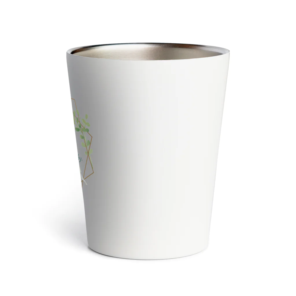 むーむー小屋の止まり木おちび Thermo Tumbler