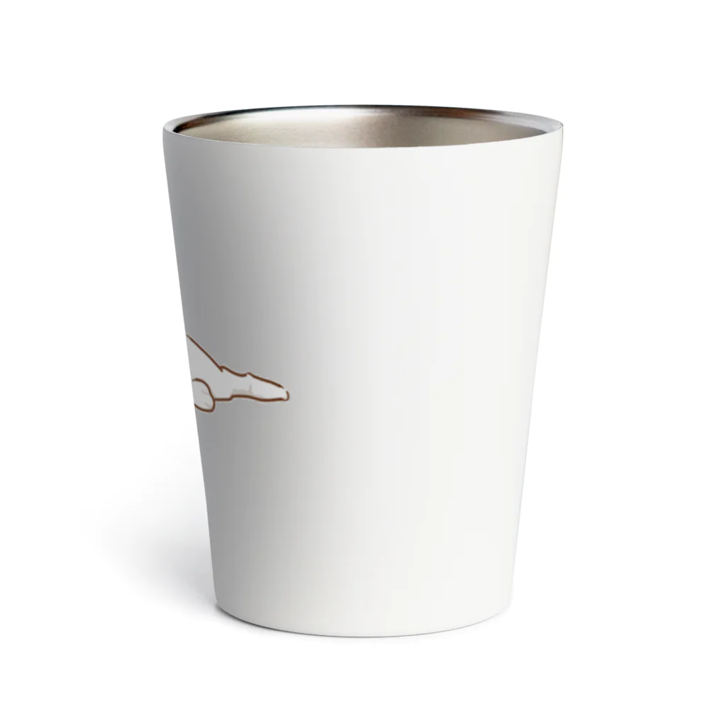 WANPU  by YUn.のチョコカラー　眠るハスキー　 Thermo Tumbler