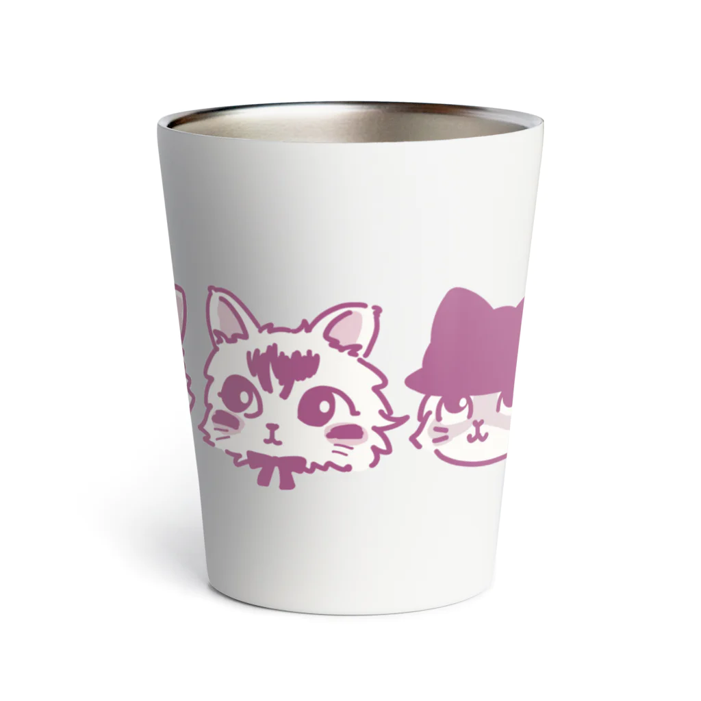 猫のきぬくんのお店のnew!ベーカリーこげまるスタッフ Thermo Tumbler