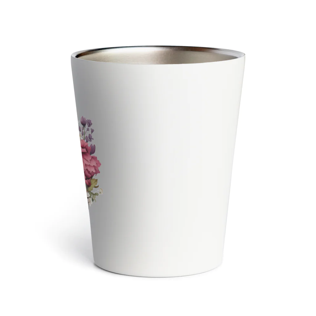 hanamaaruの花束ピンク Thermo Tumbler