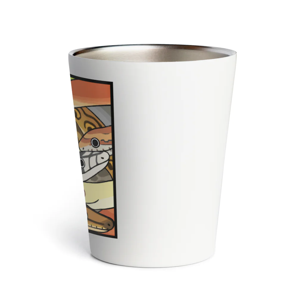 hebibinbaのヘビさんパラダイスシティ Thermo Tumbler