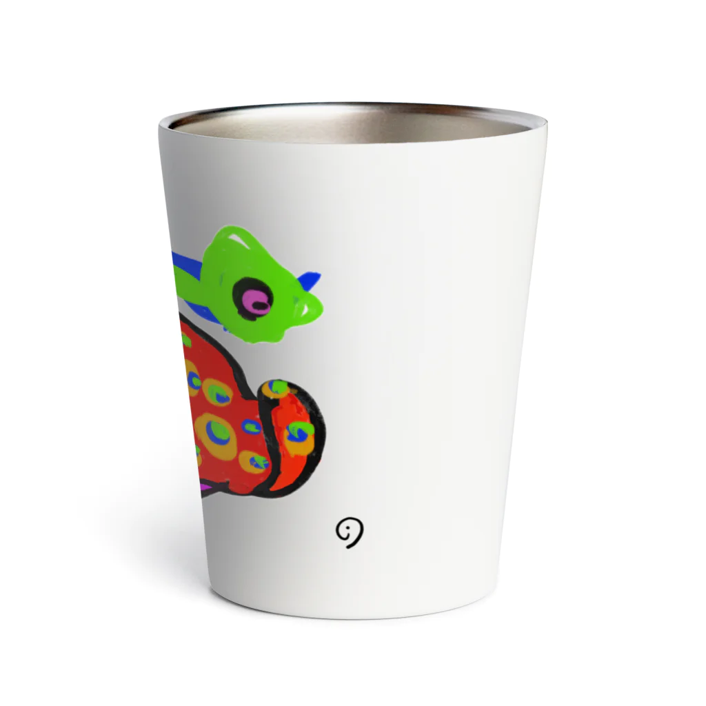 io shopのピンクマルくん Thermo Tumbler