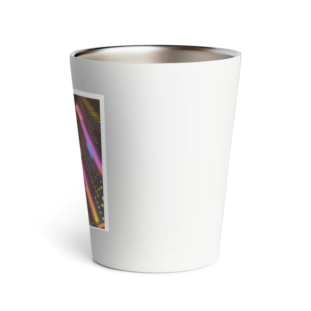 Y&Mの空に輝く星たちのように美しく光り輝くシティー Thermo Tumbler