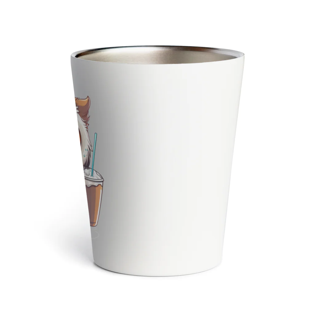 Vasetti_pressのフクロウとコーヒー Thermo Tumbler