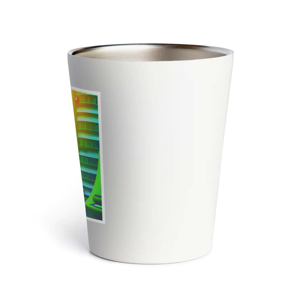 やさぐれメタルの未来都市TANTAN Thermo Tumbler